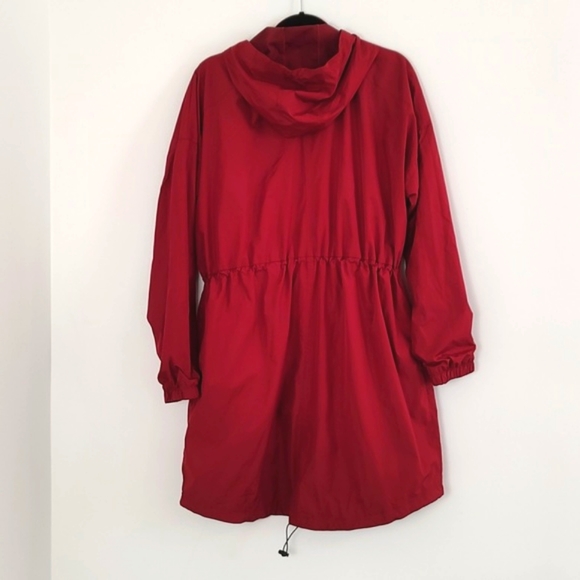 Avia Womens LIghtweight Burgundy Hooded Jacket Size 12-14 L - Picture 6 of 11